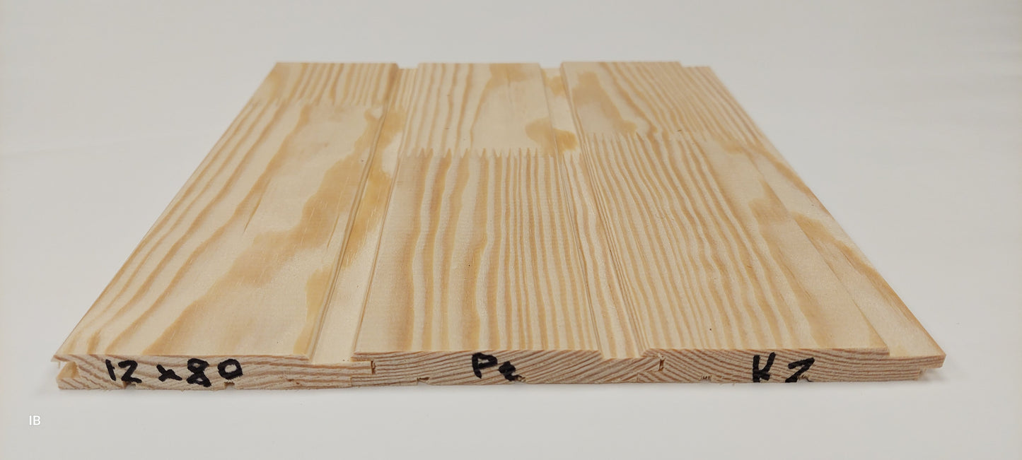 Pine Cladding - Knot-free - Finger Joint