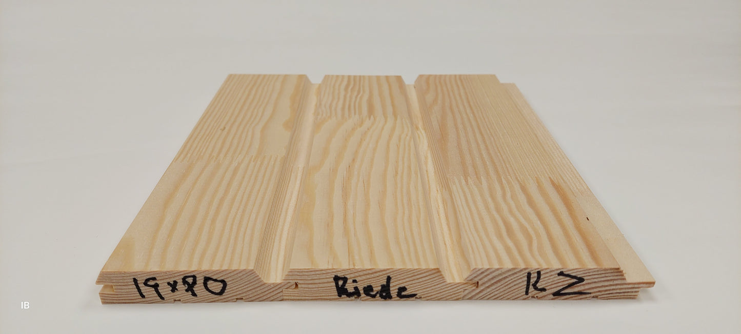 Pine Cladding - Knot-free - Finger Joint