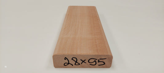 Eucalyptus Red Grandis - Knot-free Fix Sauna Shelves - 28x95 mm